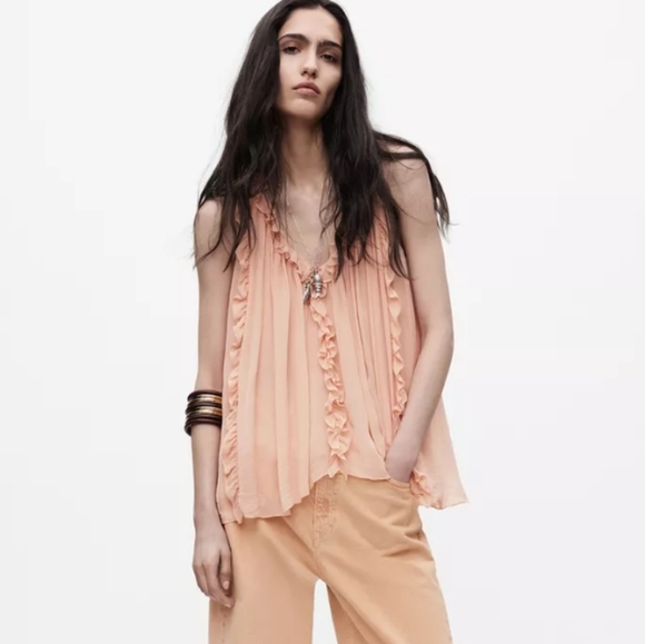 Zara ZW Collection Ruffle Top - Picture 3 of 5